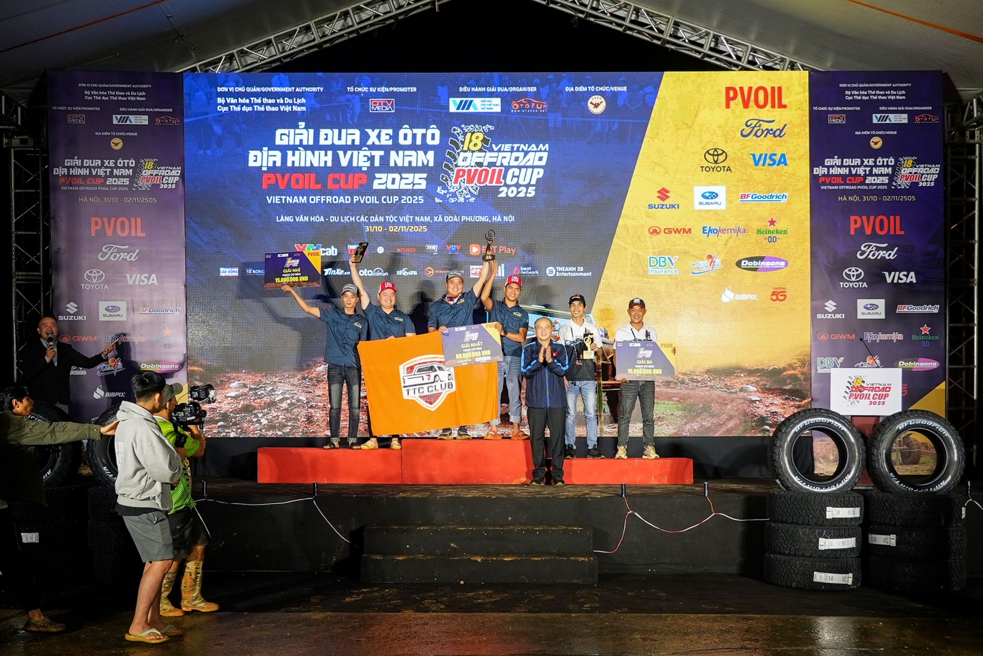 Tổng kết Giải Đua xe Ô tô Địa hình Việt Nam PVOIL CUP 2025