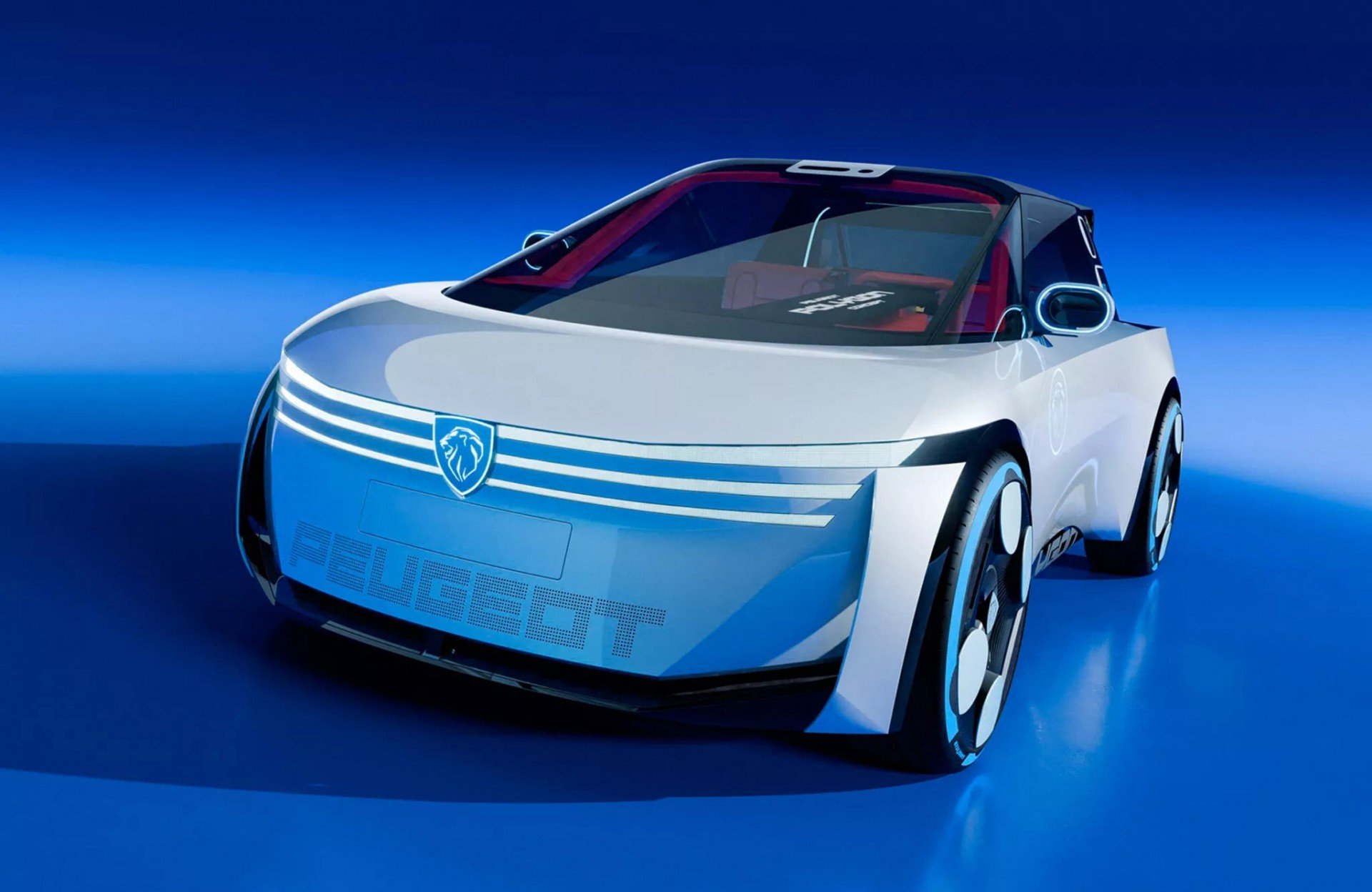 Phía trước của mẫu concept Peugeot Polygon