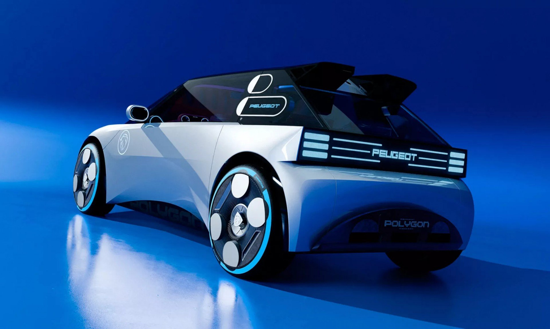 Phía sau của mẫu concept Peugeot Polygon