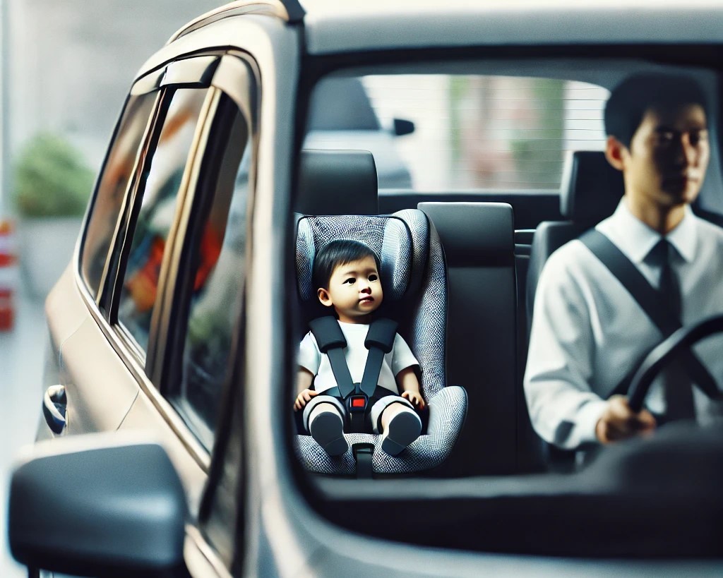 Đề xuất miễn bắt buộc ghế trẻ em cho taxi công nghệ