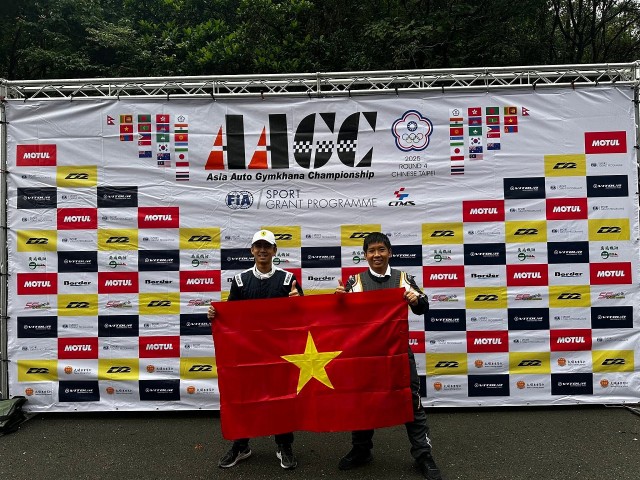 Đội Việt Nam tỏa sáng tại Giải vô địch Gymkhana Châu Á 2025 vòng 4 ở Đài Loan