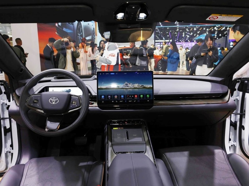 Nội thất của Toyota bZ7