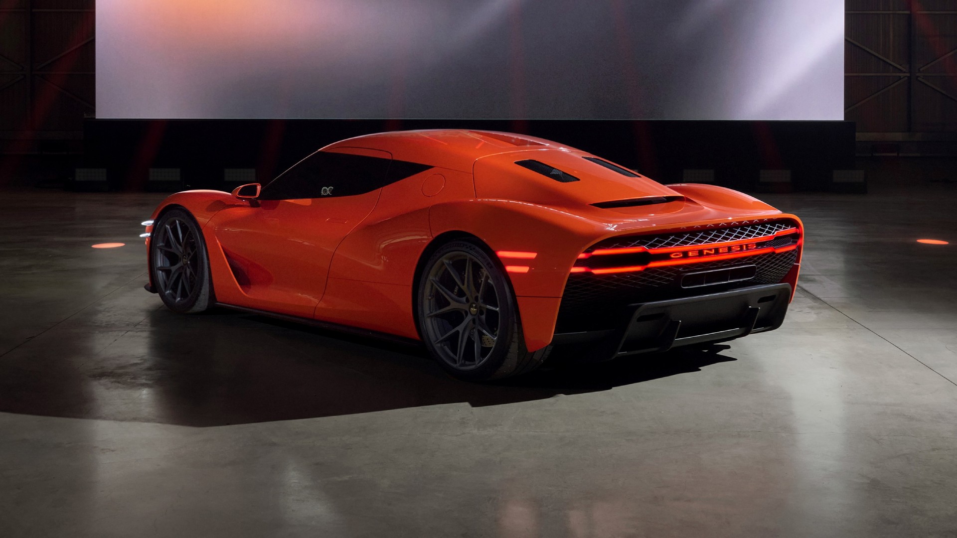 Phía sau của Genesis Magma GT Concept