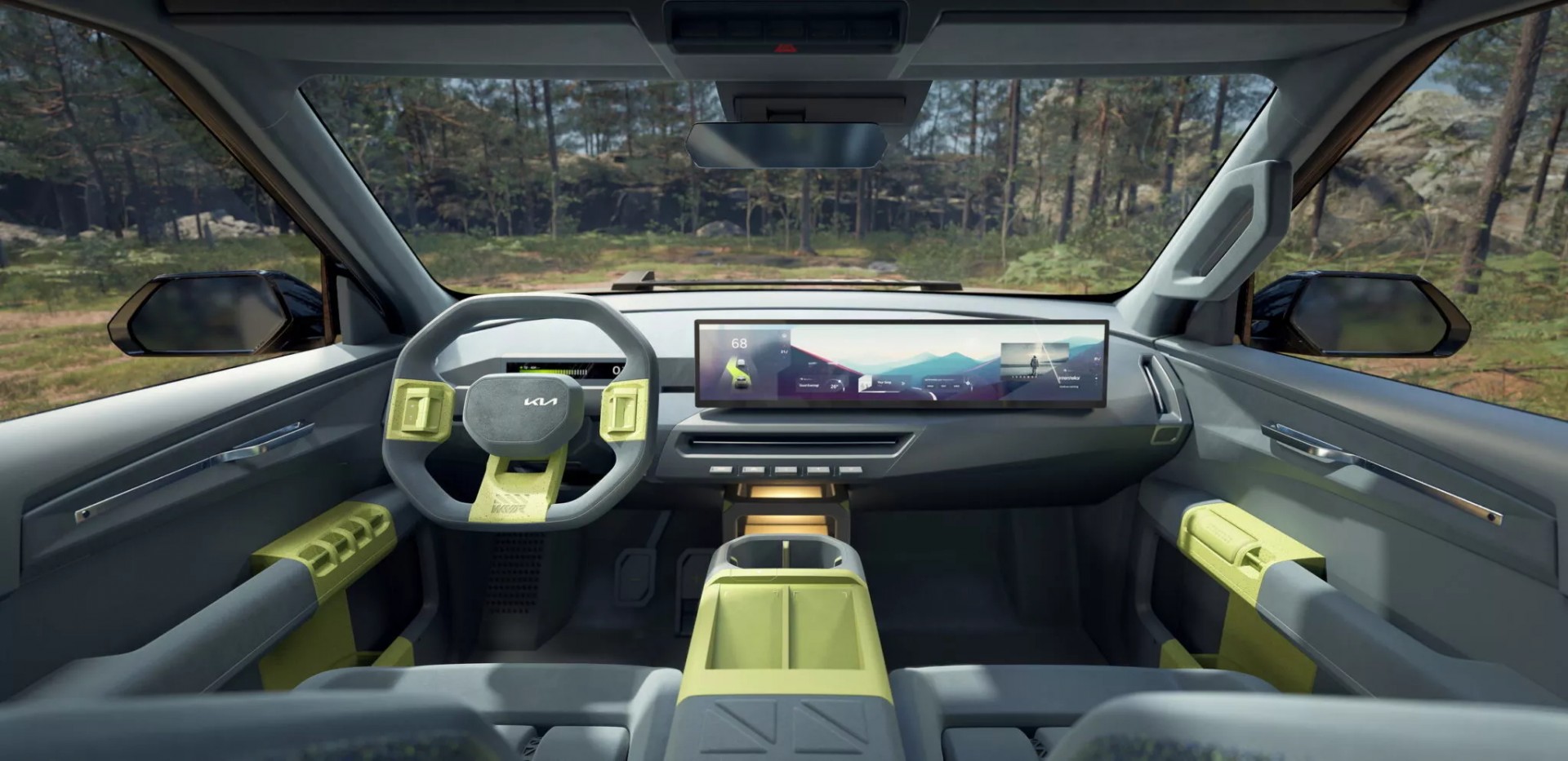 Khoang lái của Kia EV5 WKNDR