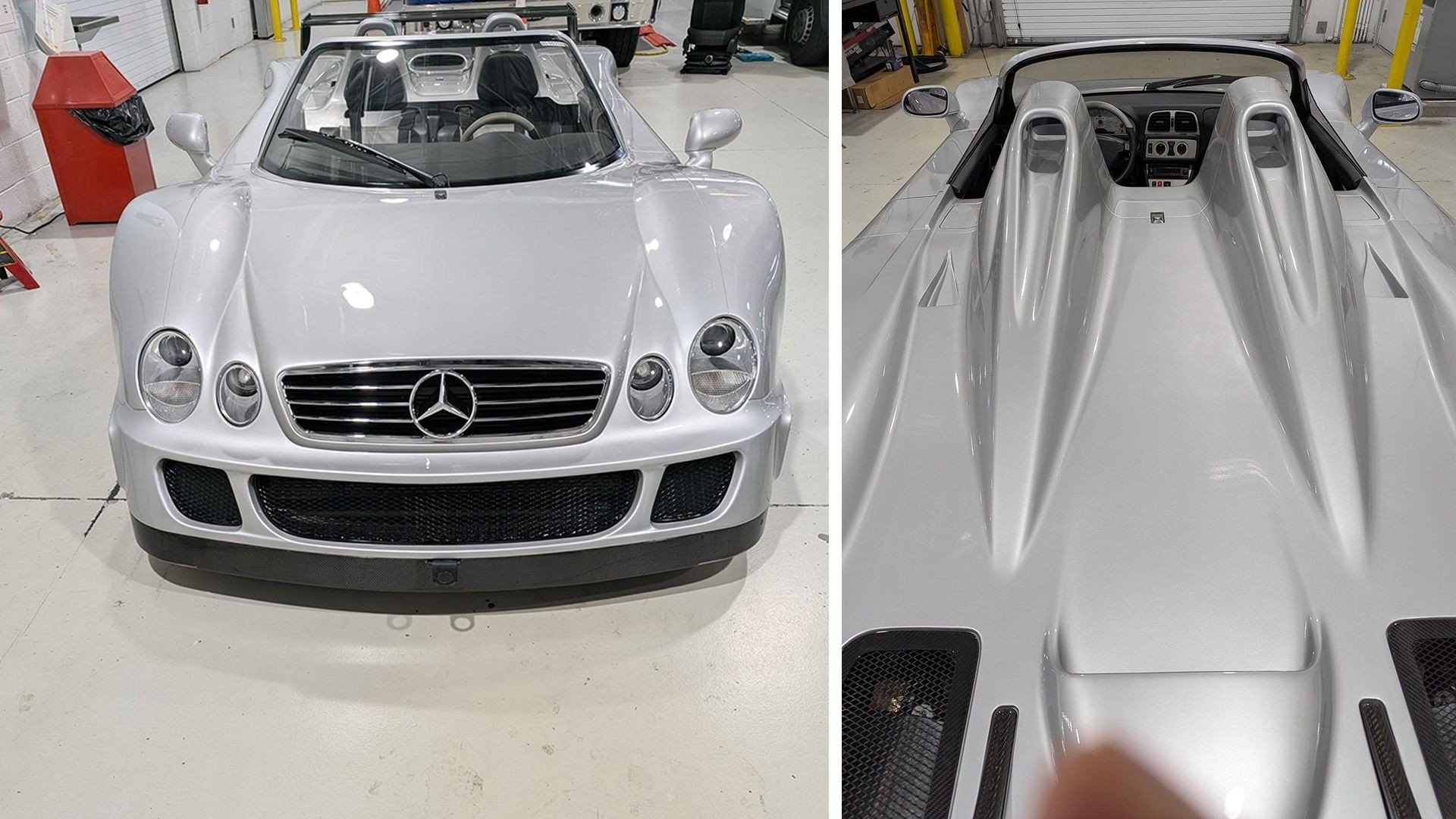 Chưa rõ số phận của chiếc Mercedes-Benz CLK GTR Roadster này sẽ ra sao
