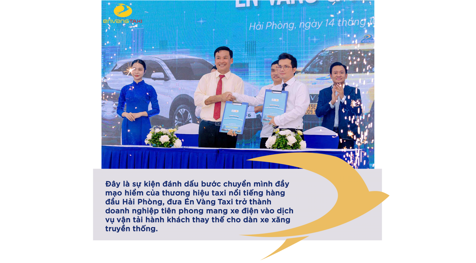 Taxi Én Vàng – minh chứng cho thành công từ chiến lược “xanh hóa” vận tải