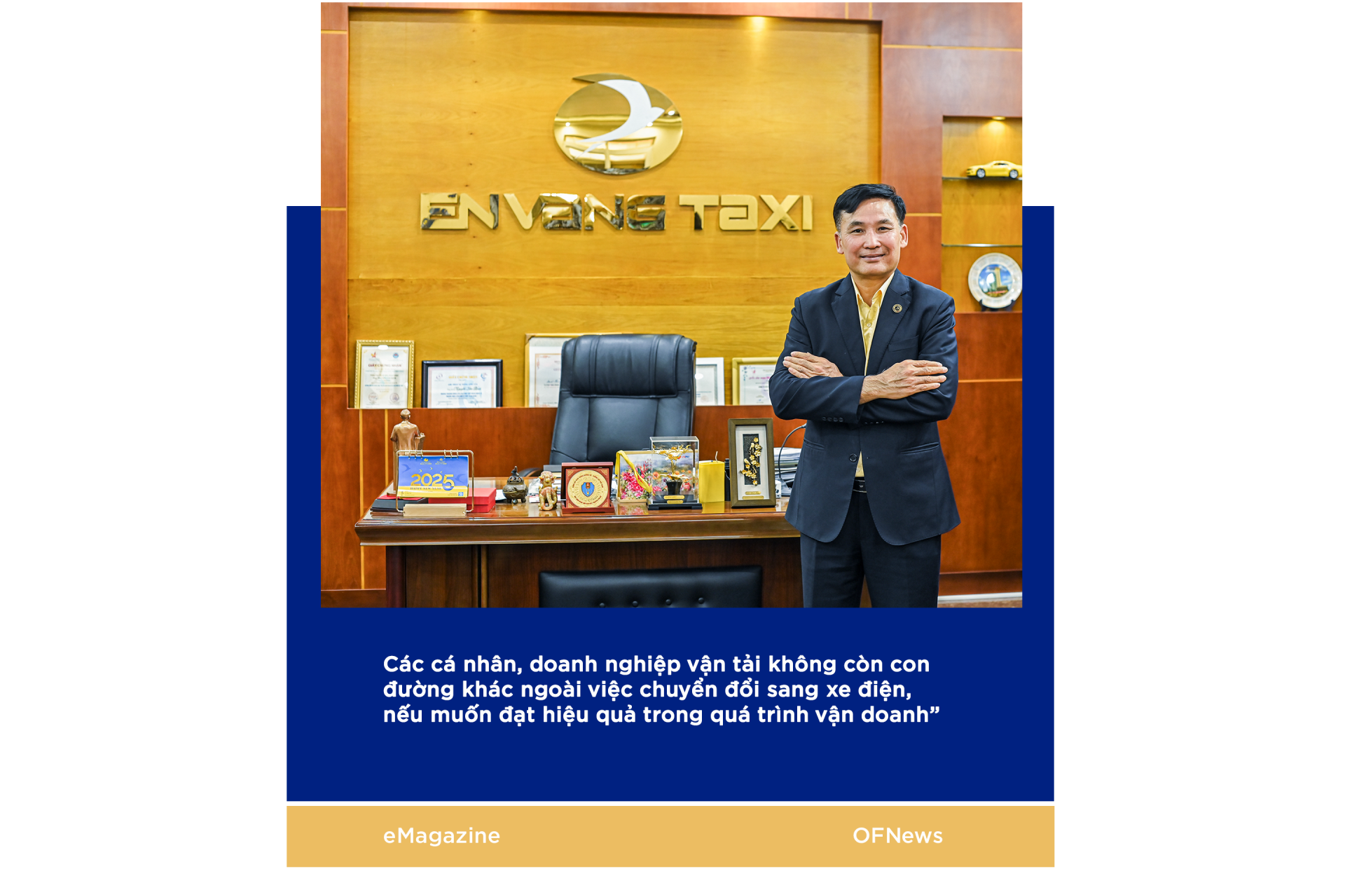 Taxi Én Vàng – minh chứng cho thành công từ chiến lược “xanh hóa” vận tải