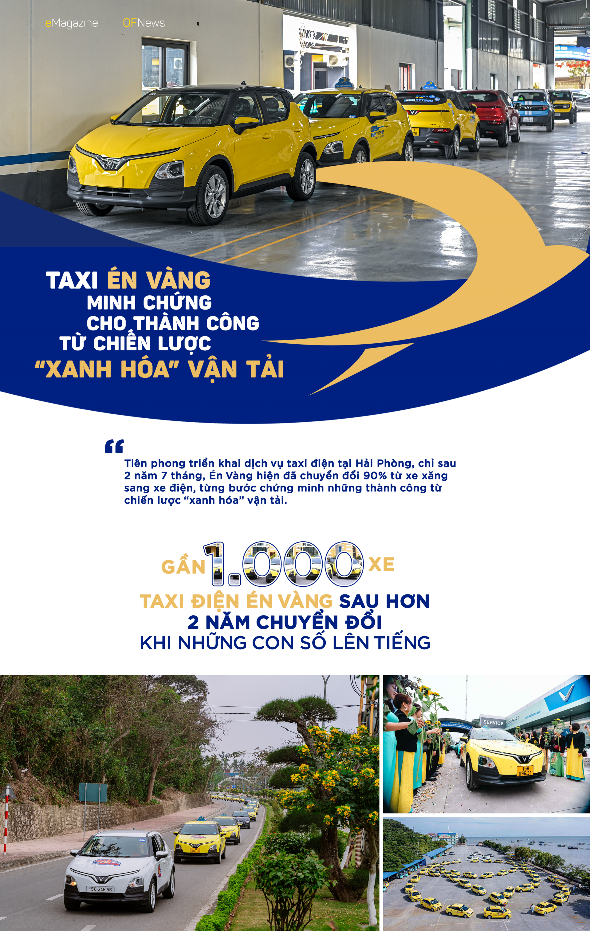 Taxi Én Vàng - minh chứng cho thành công từ chiến lược “xanh hóa” vận tải