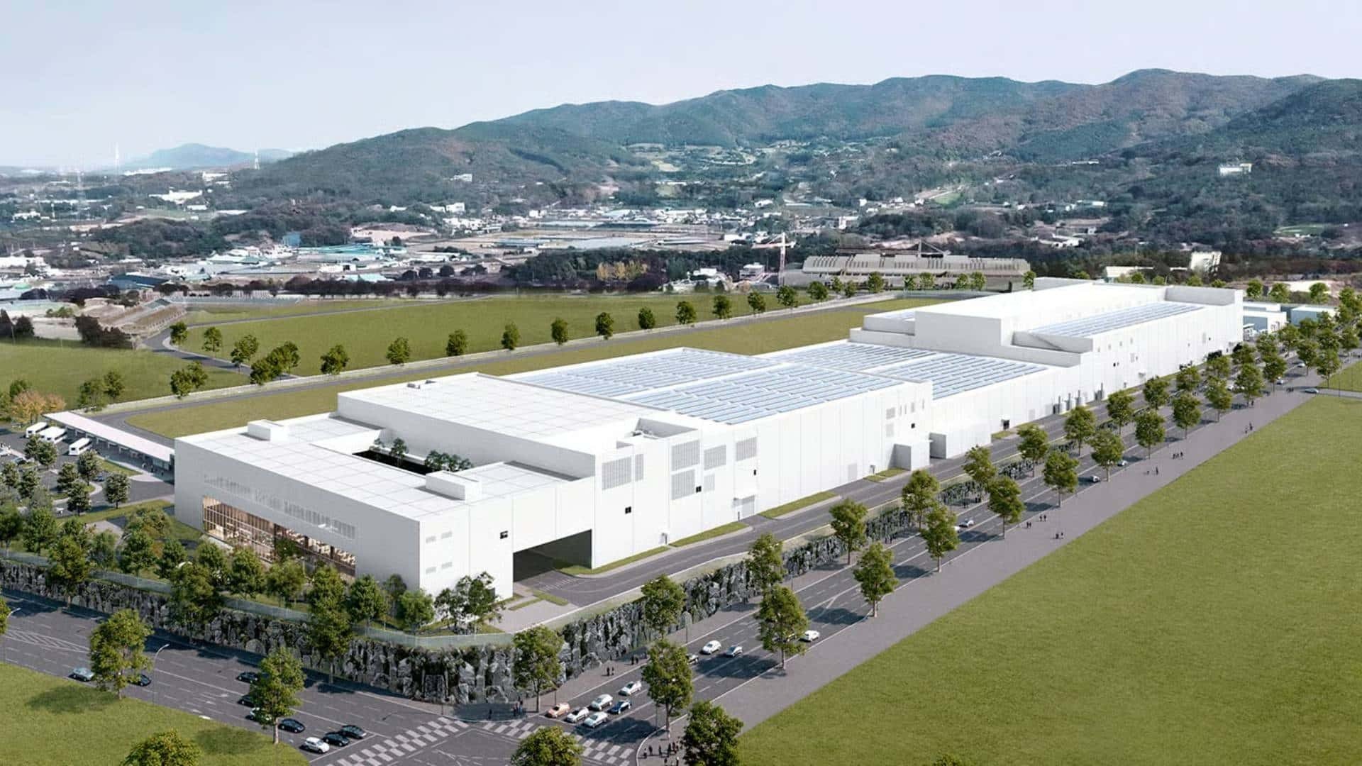 Hình ảnh cơ sở nghiên cứu và phát triển công nghệ pin xe điện Future Mobility Battery Campus của Hyundai Motor