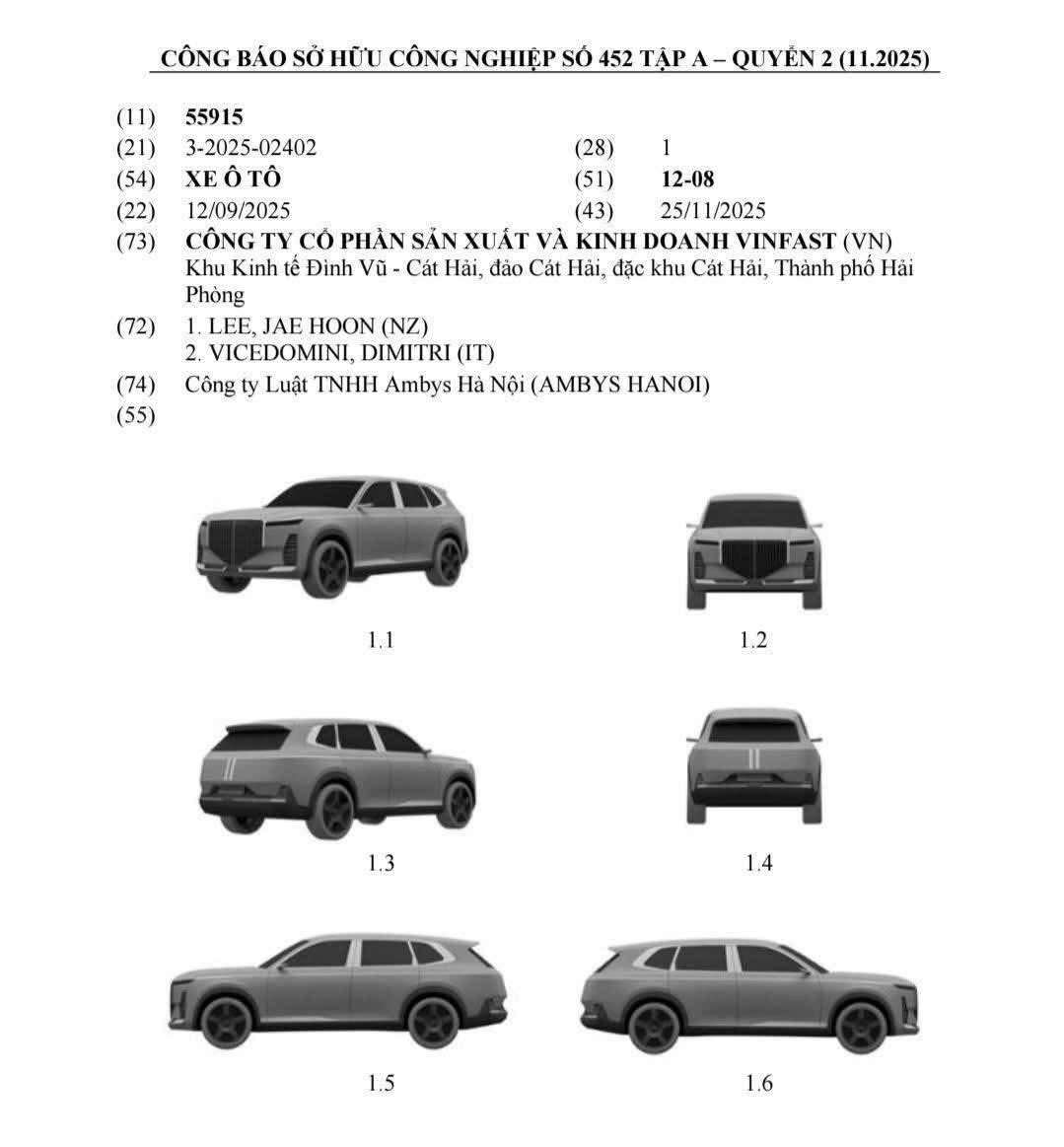 VinFast xuất hiện hai thiết kế xe mới, nghi vấn mở rộng thương hiệu Lạc Hồng VinFast xuất hiện hai thiết kế xe mới, nghi vấn mở rộng thương hiệu Lạc Hồng