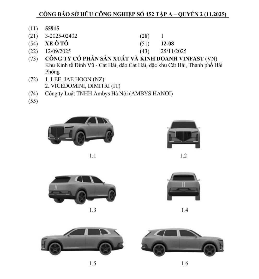 VinFast xuất hiện hai thiết kế xe mới, nghi vấn mở rộng thương hiệu Lạc Hồng VinFast xuất hiện hai thiết kế xe mới, nghi vấn mở rộng thương hiệu Lạc Hồng