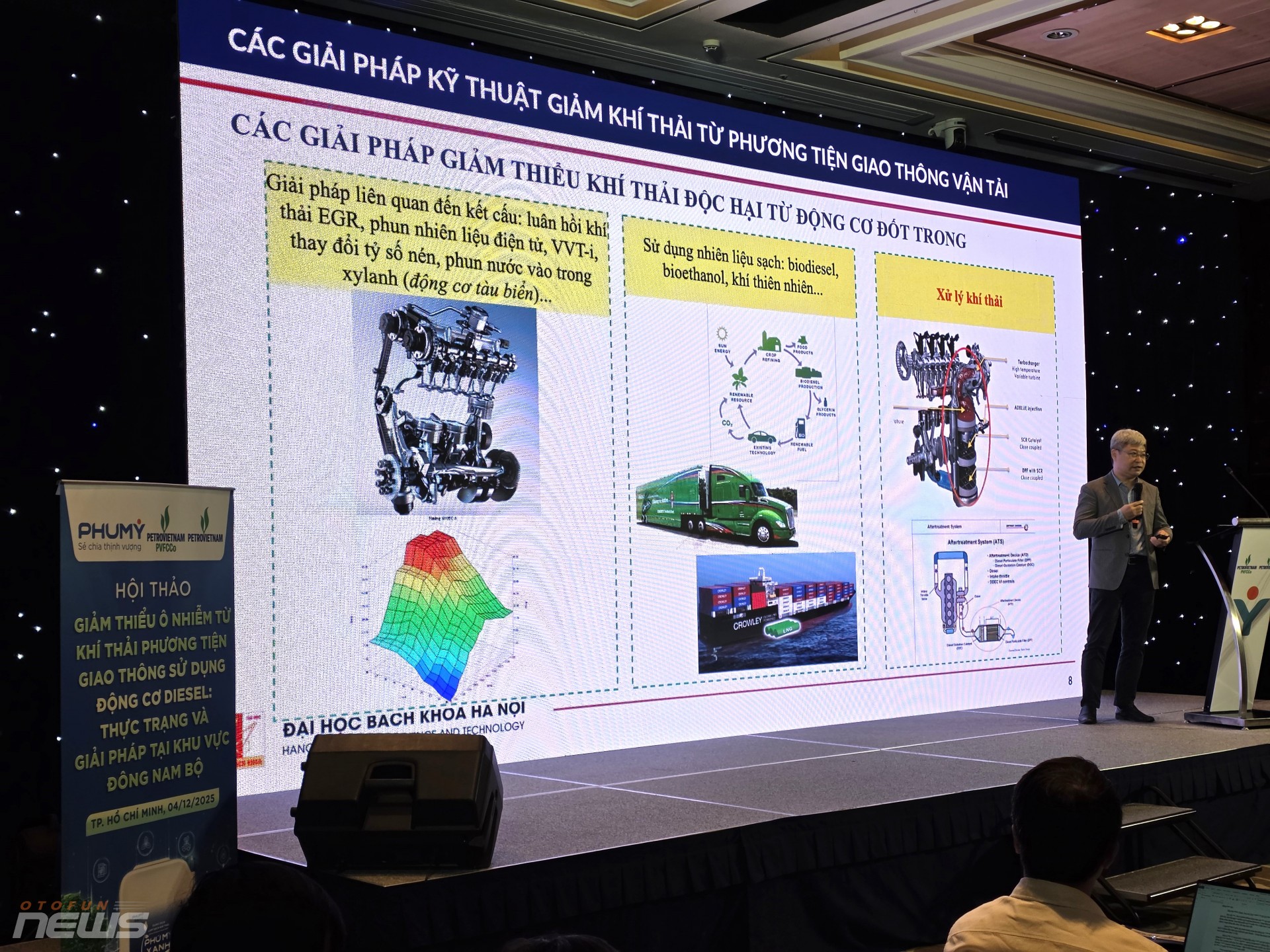 TP.HCM tìm hướng giảm ô nhiễm từ xe diesel, PVFCCo giới thiệu dung dịch DEF mới