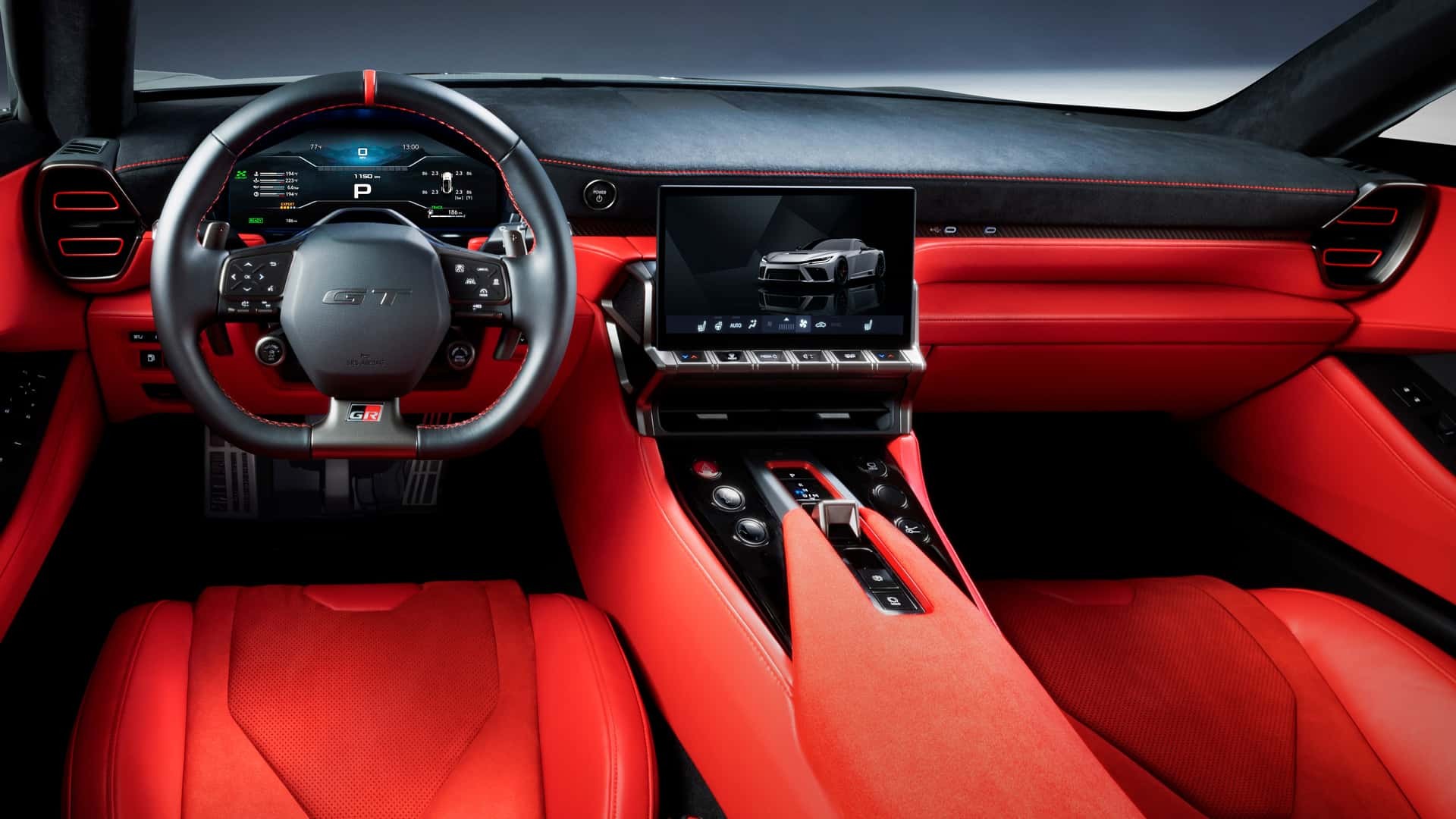 Toyota GR GT được vén màn - nguyên mẫu siêu xe hybrid động cơ V8 kết hợp khung nhôm hoàn toàn Khoang nội thất của Toyota GR GT