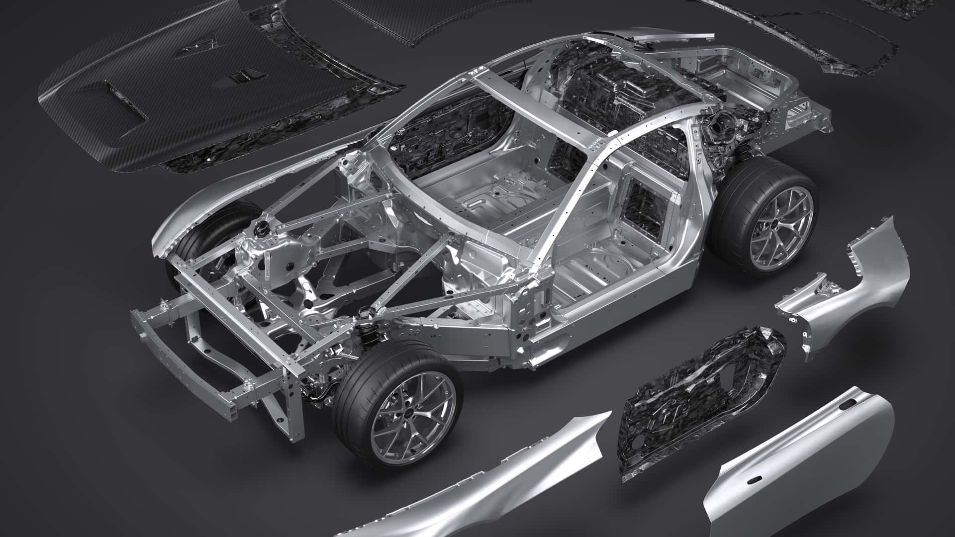 Toyota GR GT được vén màn - nguyên mẫu siêu xe hybrid động cơ V8 kết hợp khung nhôm hoàn toàn Toyota GR GT sử dụng khung xe bằng nhôm hoàn toàn