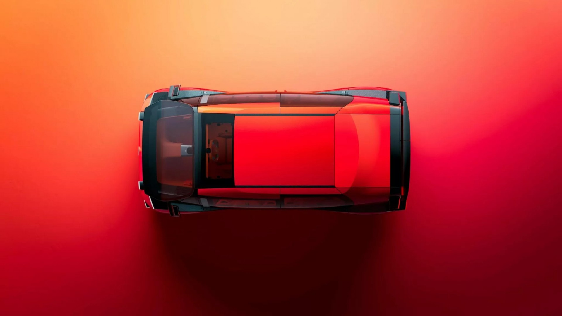 Phía trên của mẫu concept MPV Citroën ELO