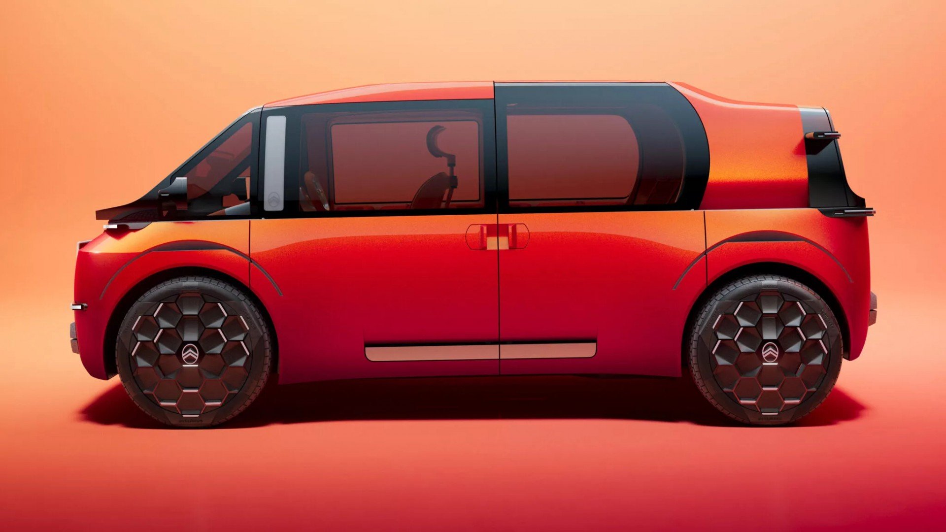 Phía bên của mẫu concept MPV Citroën ELO