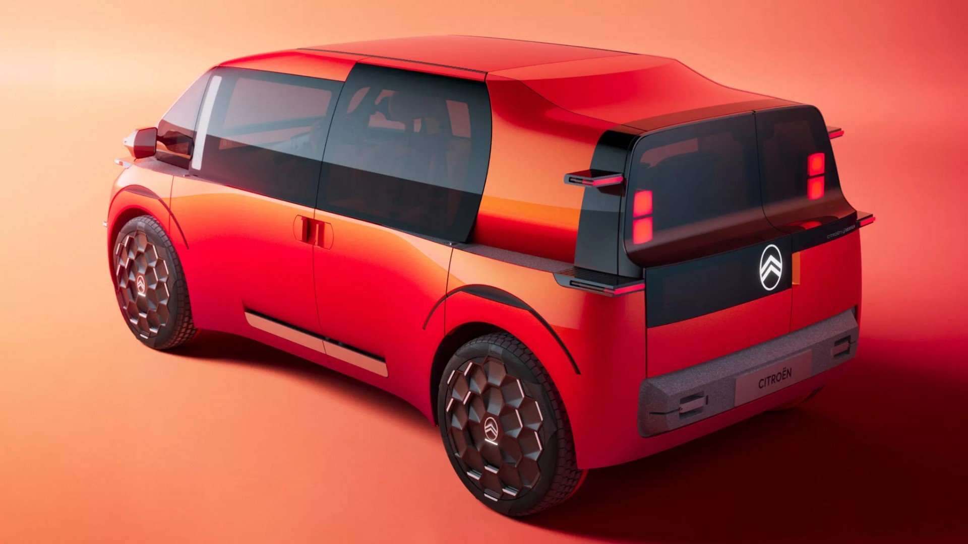 Phía sau của mẫu concept MPV Citroën ELO