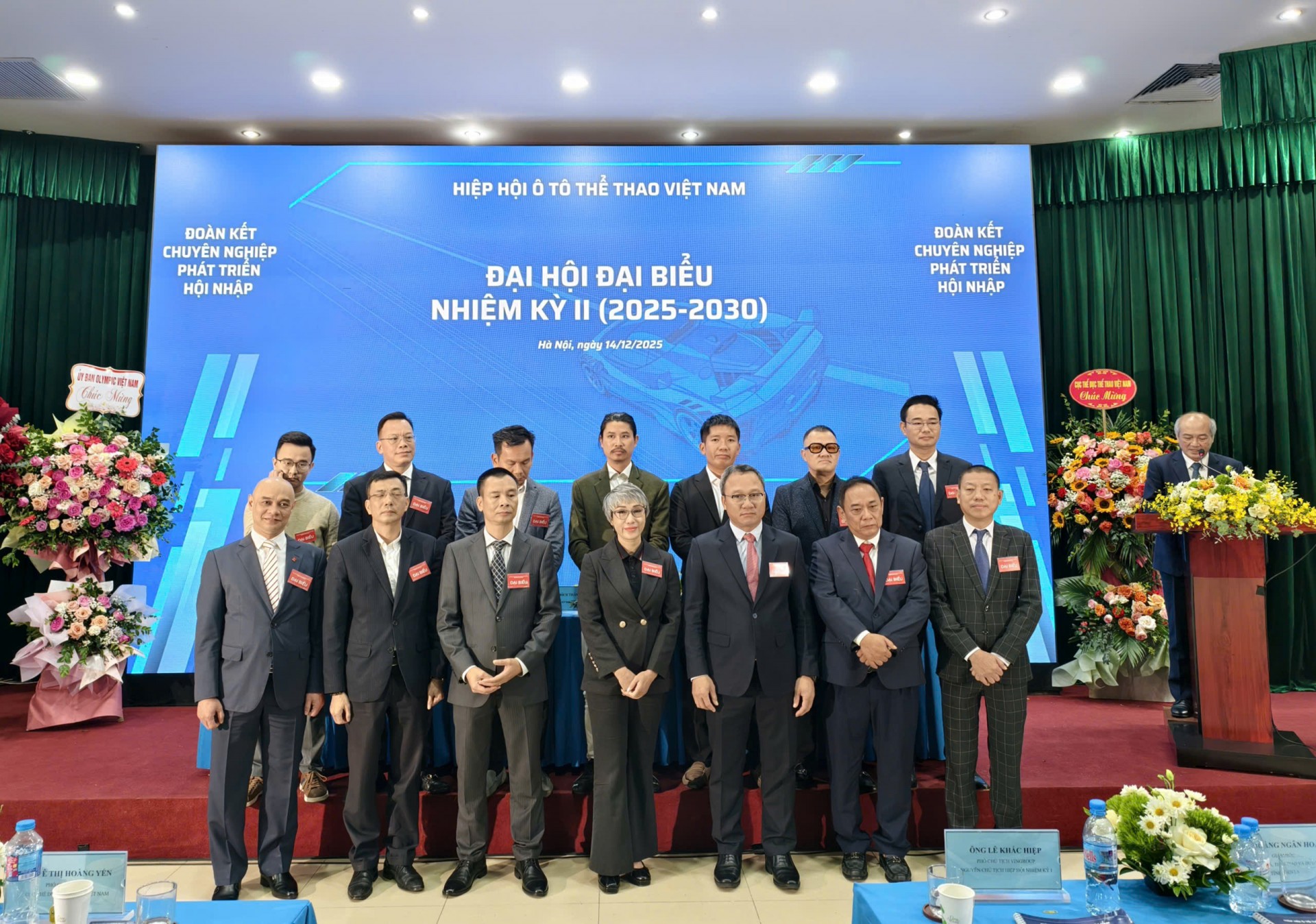 Ông Vương Bích Thắng tiếp tục là Chủ tịch Hiệp hội Ô tô Thể thao Việt Nam nhiệm kỳ II