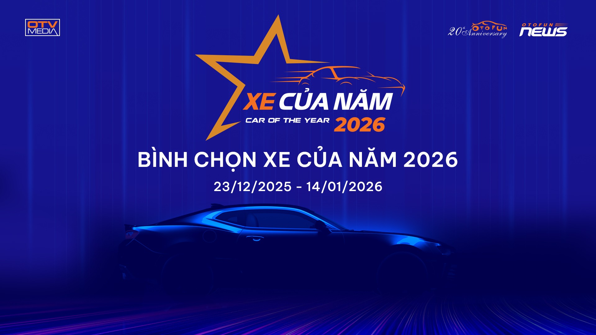 Bình chọn Xe Của Năm 2026 nhận iPhone 17 256GB có trị giá gần 25 triệu đồng