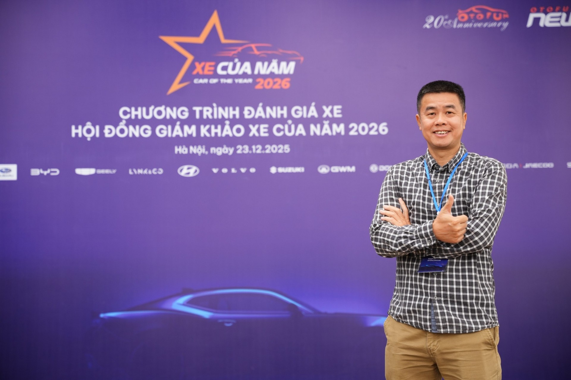 Anh Phạm Bá Tùng là một trong những giám khảo của chương trình Xe Của Năm 2026