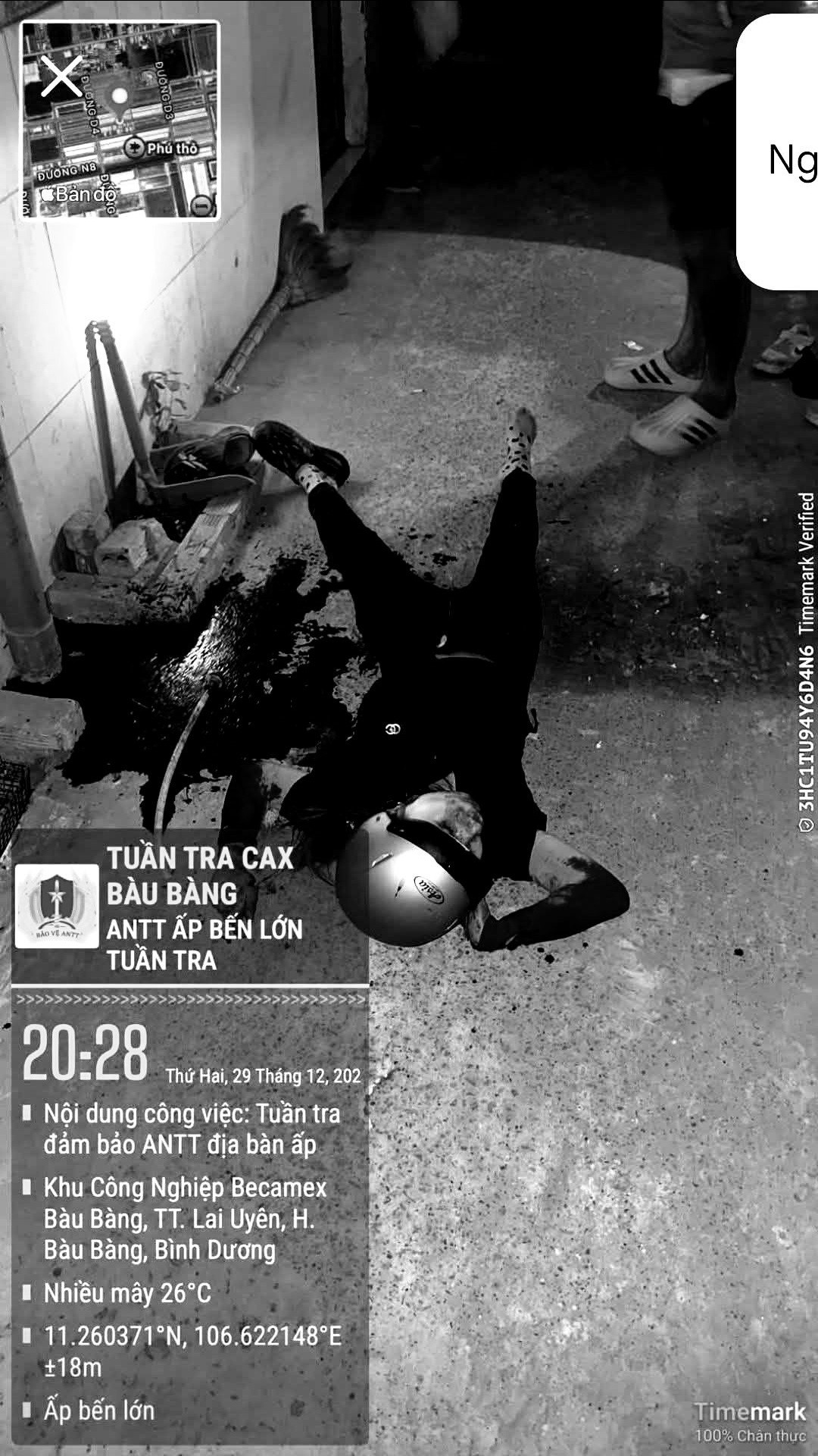 Nghi phạm tông vào đuôi xe tải tử vong sau khi sát hại cô gái trong nhà trọ ở TP. HCM