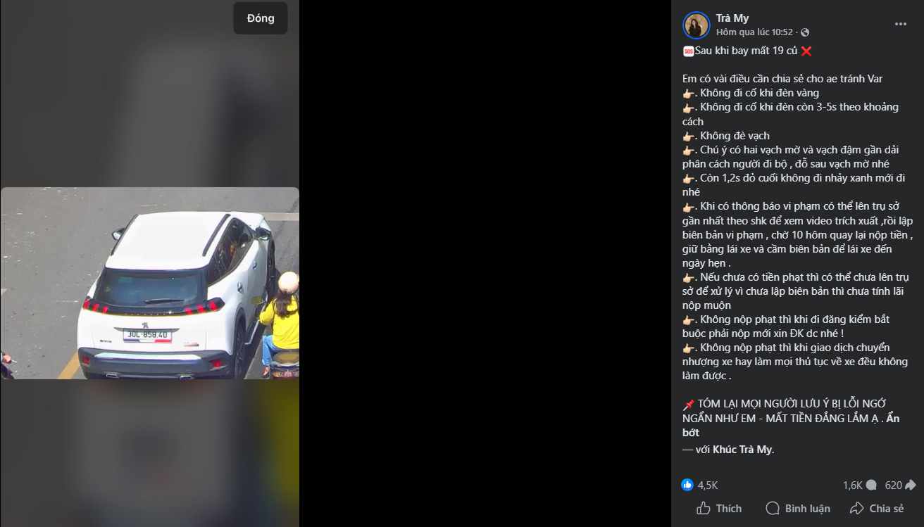 “Bài học 19 triệu đồng” từ thói quen đi cố khi đèn giao thông sắp chuyển màu