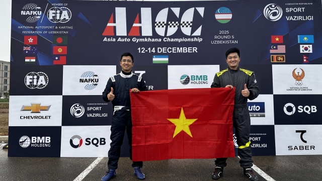 Đội Việt Nam tạo dấu mốc tại chung kết giải Vô địch Gymkhana châu Á 2025