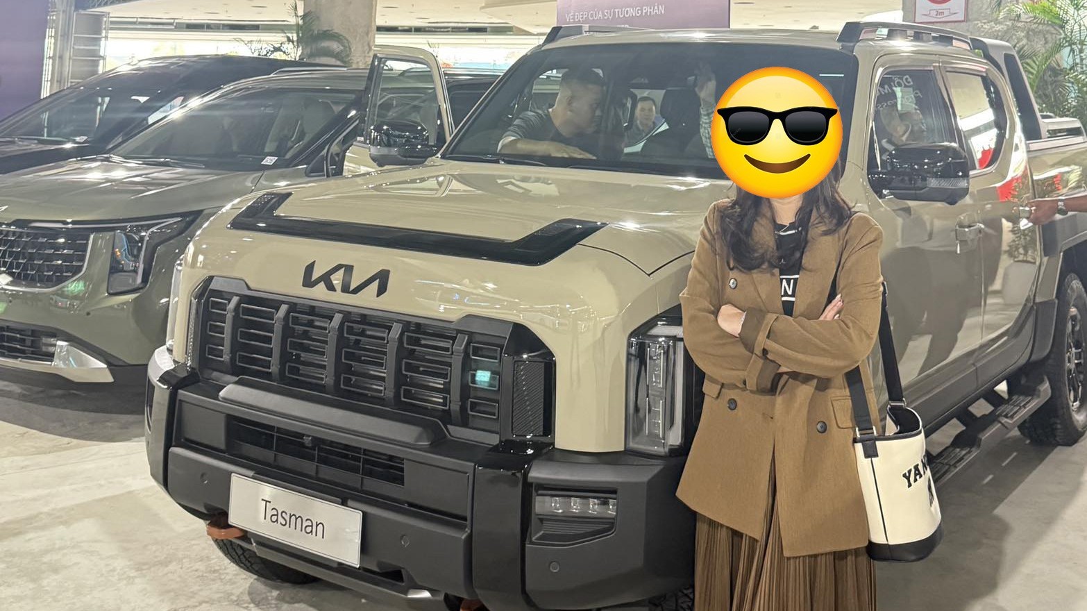 Kia Tasman xuất hiện chớp nhoáng tại Việt Nam