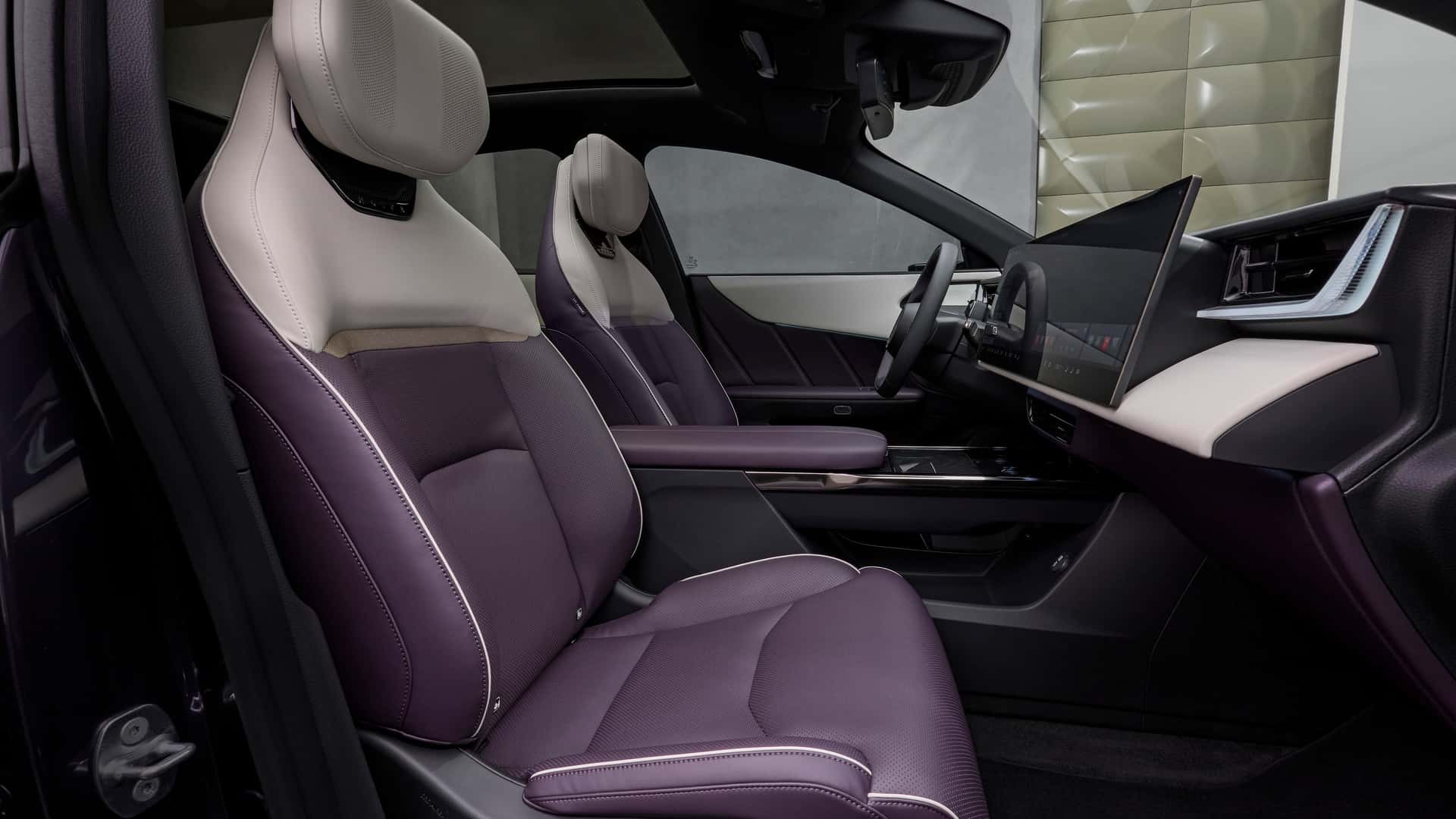 Hàng ghế trước của Mazda CX-6e 2026