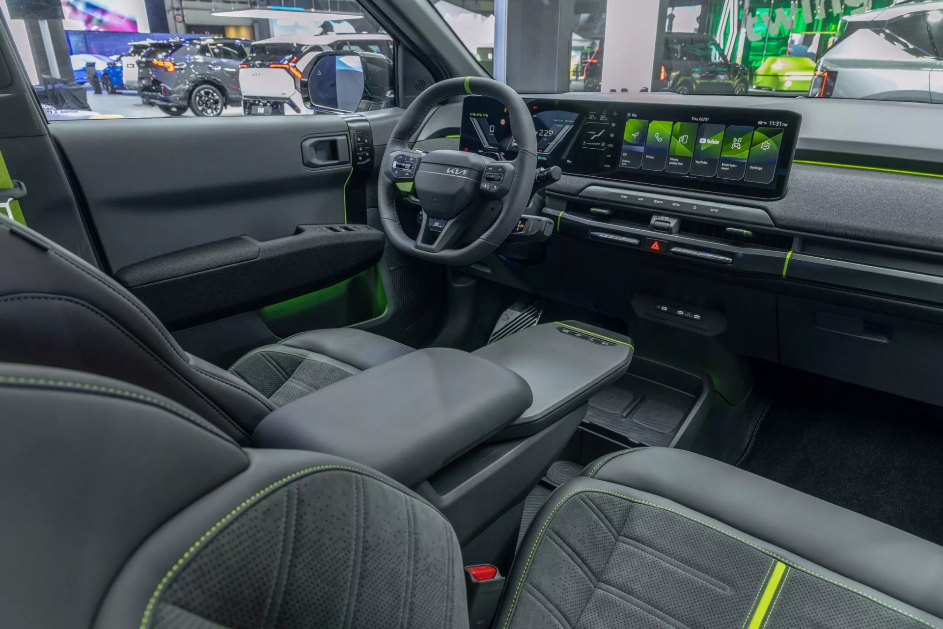 Nội thất của Kia EV3 GT