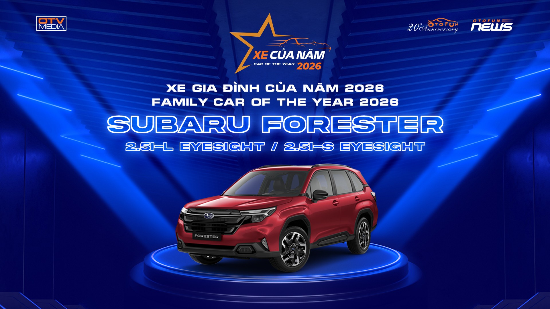 5 danh hiệu Xe Của Năm 2026 chính thức lộ diện Công bố 5 Danh hiệu Xe Của Năm 2026