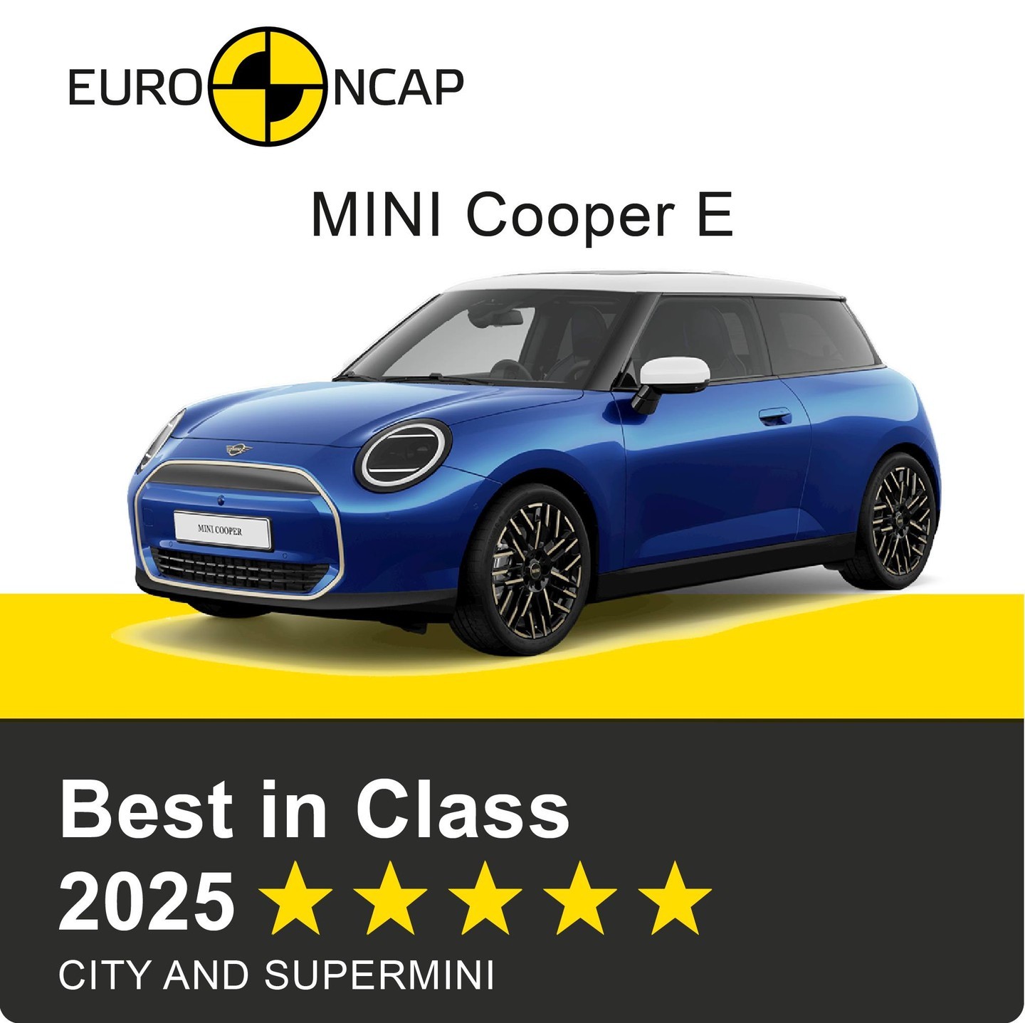 Mini Cooper E giành danh hiệu "Xe Đô thị và Supermini An toàn Nhất" của Euro NCAP 2025