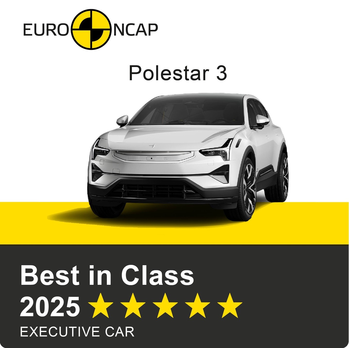 Polestar 3 giành danh hiệu “Xe Executive An toàn Nhất” của Euro NCAP 2025