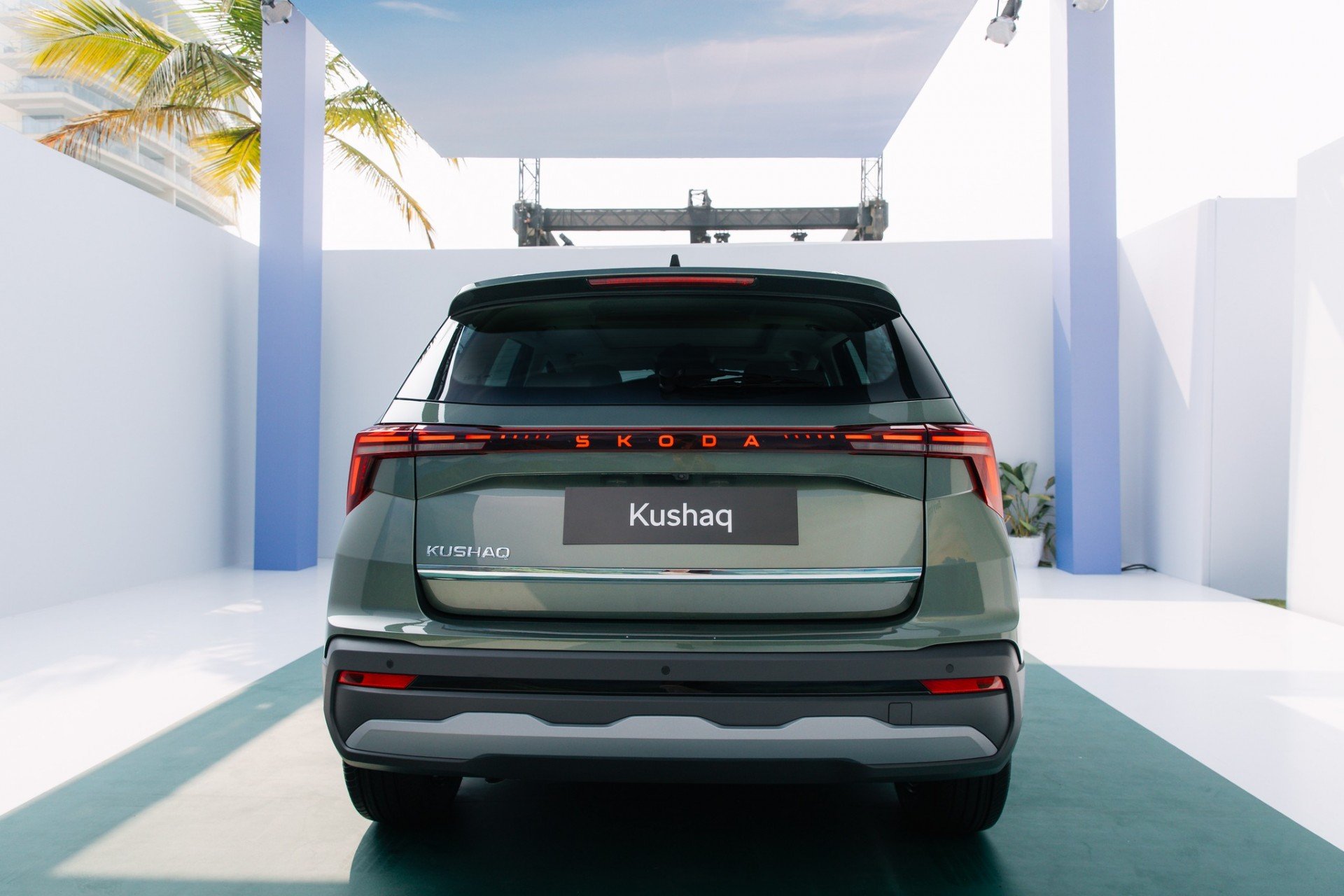 Skoda Kushaq facelift 2026 gây chú ý với ghế massage