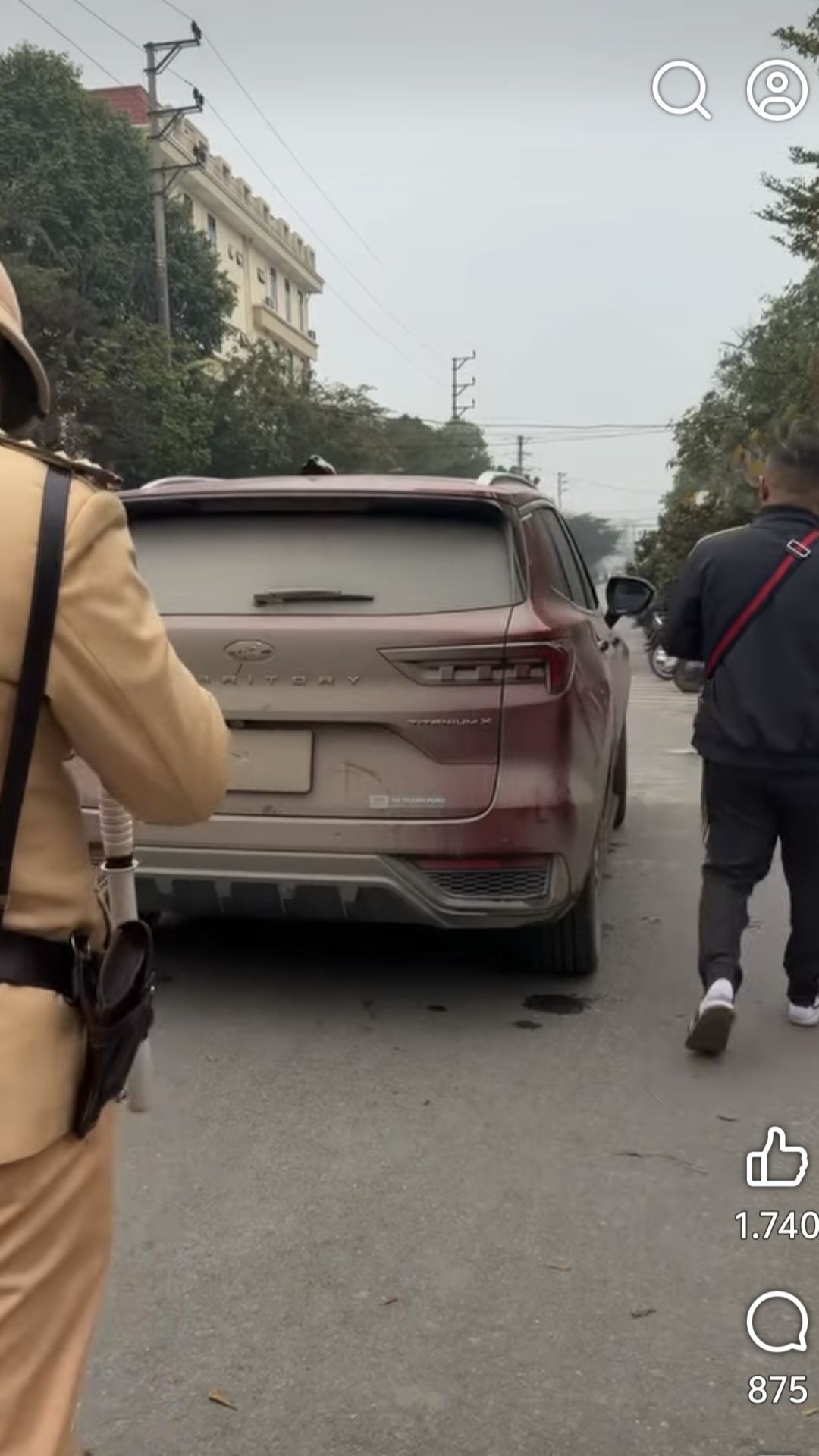 Vụ ô tô bị bùn che biển số bị phạt bao nhiêu tiền