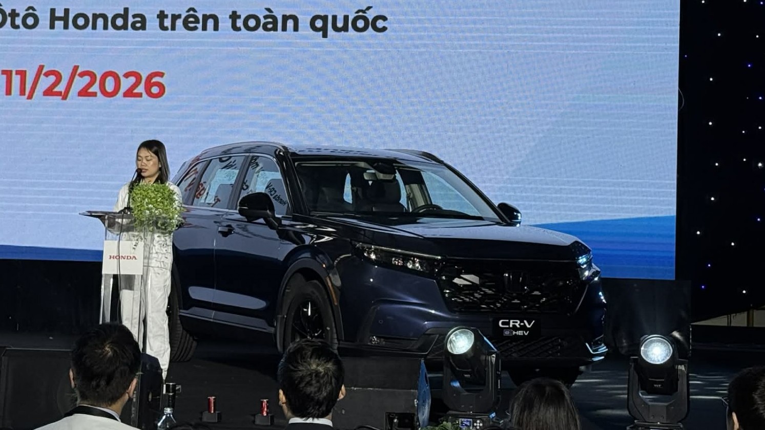 Honda CR-V e:HEV lắp ráp trong nước ra mắt với 2 phiên bản, giá chưa công bố