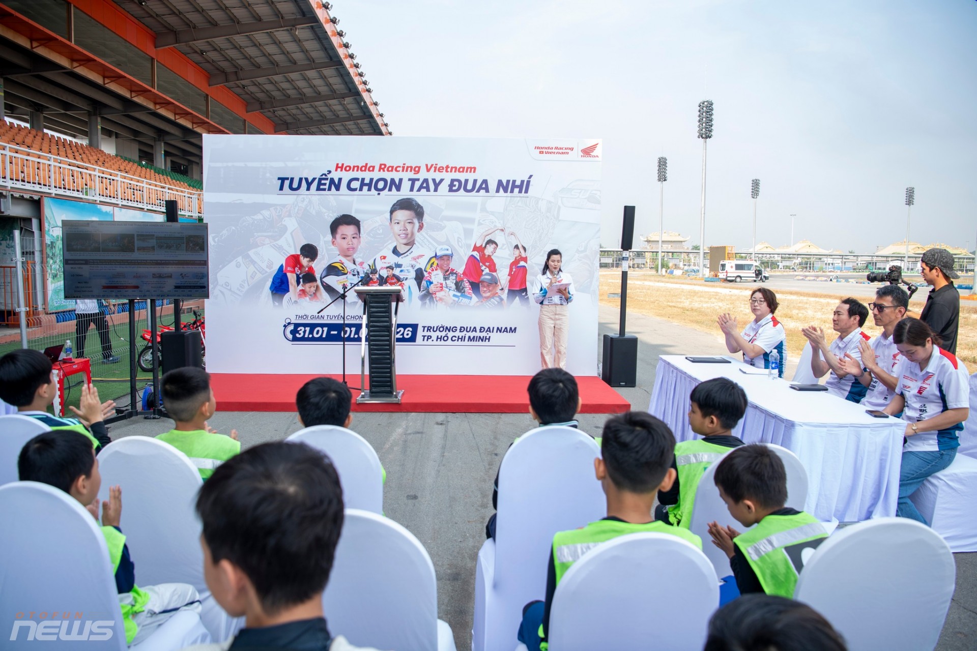 Sôi nổi vòng tuyển chọn Tài năng đua xe nhí 2026 tại Trường đua Đại Nam