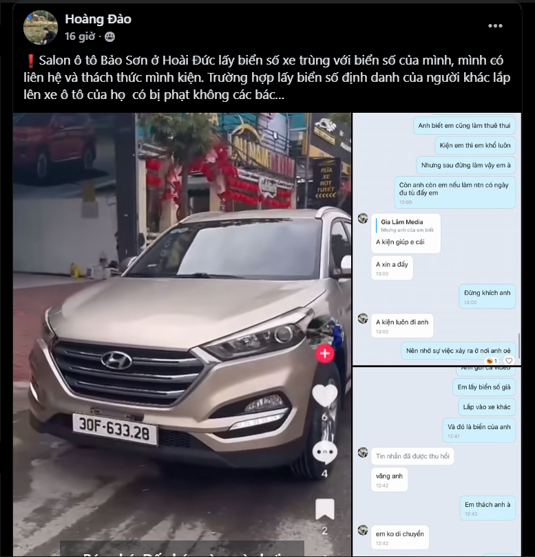 Mượn hoặc làm giả biển số ô tô sẽ bị xử phạt ra sao?