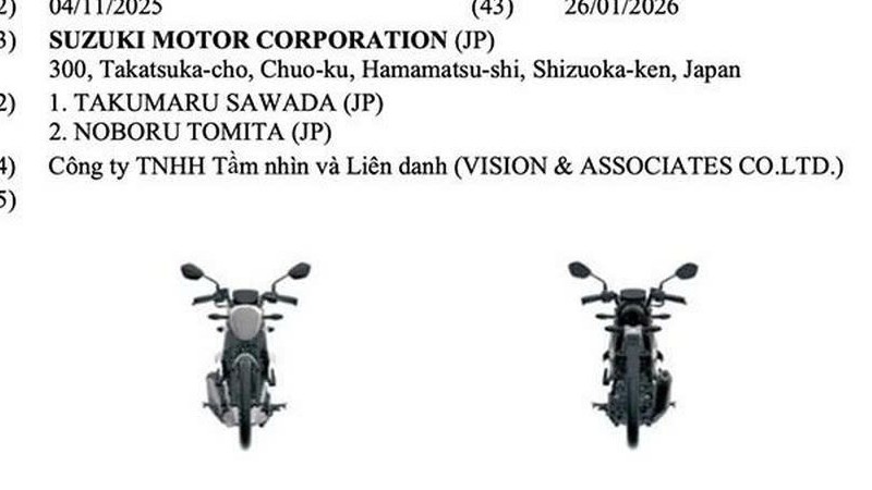 Xe máy Suzuki Satria 2026 sắp ra mắt Việt Nam