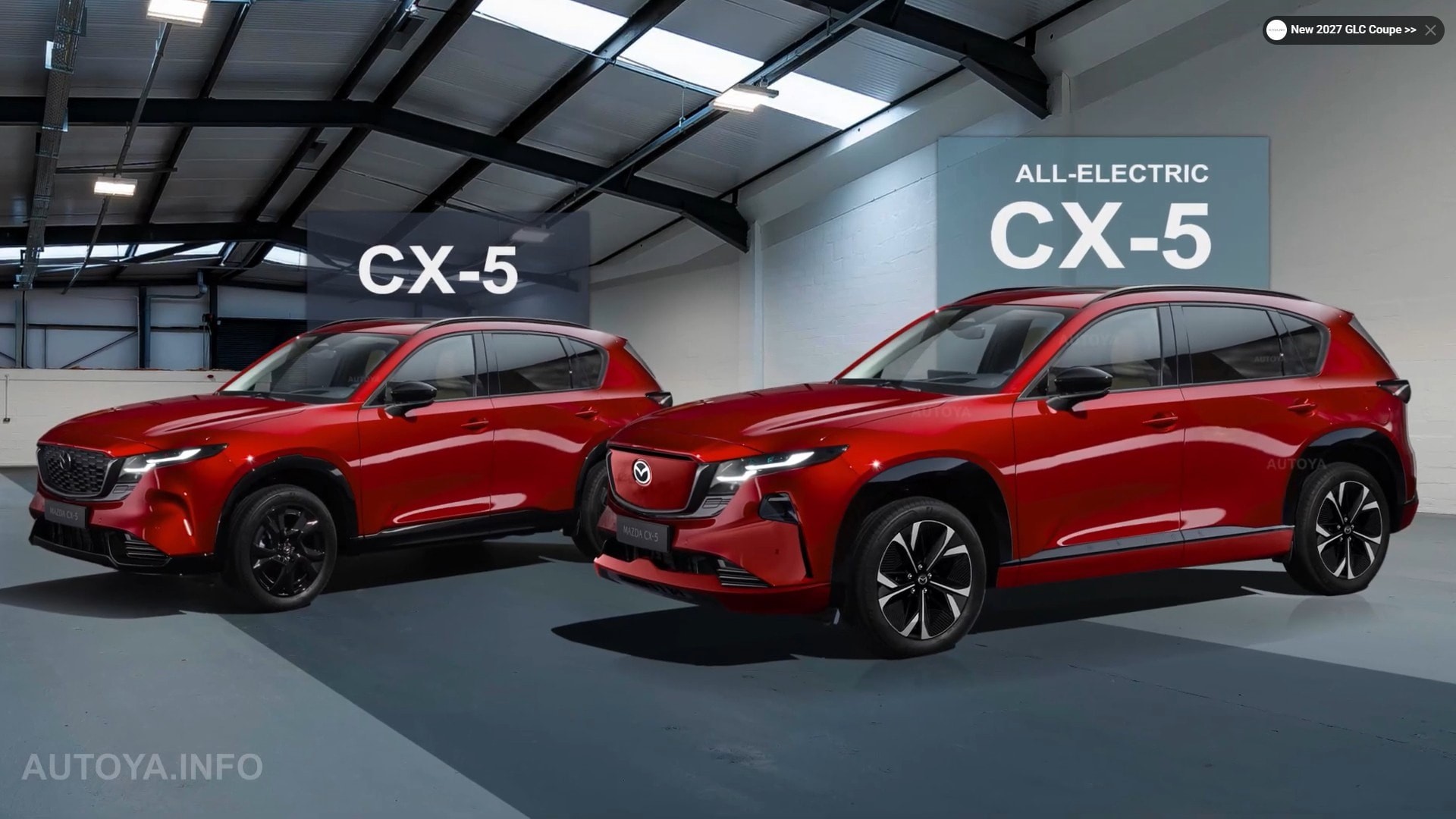 Mazda CX-5 bản thuần điện lộ diện qua ảnh dựng Mazda CX-5 bản thuần điện lộ diện qua ảnh dựng