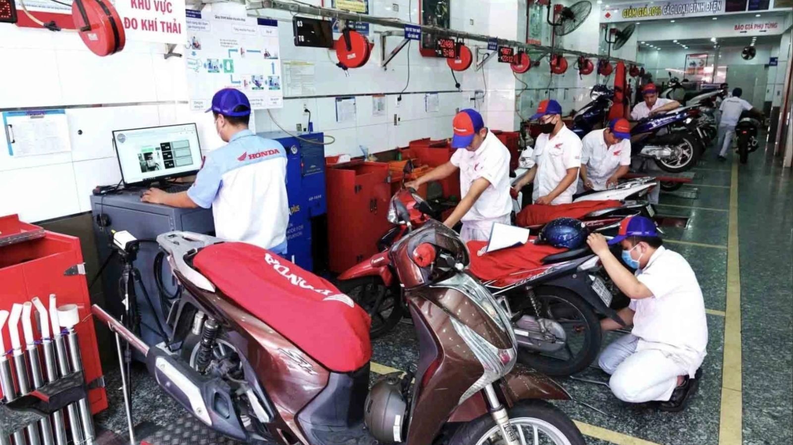 Sắp kiểm định khí thải xe máy, đề xuất thành lập Hiệp hội Bảo dưỡng, Sửa chữa Xe cơ giới