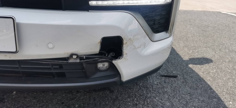 Tài xế tố dây cáp chăng ngang cao tốc Long Thành - Dầu Giây cắt vào đầu xe