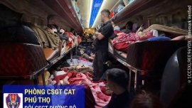 Xe khách bị phạt số tiền kỷ lục gần 300 triệu đồng dịp cận Tết