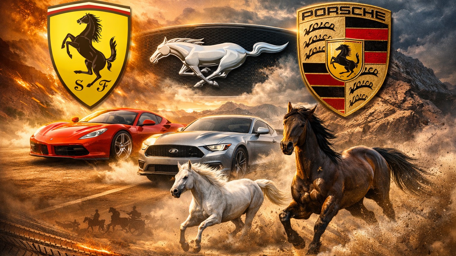 Khi con ngựa trở thành linh hồn của sức mạnh ô tô