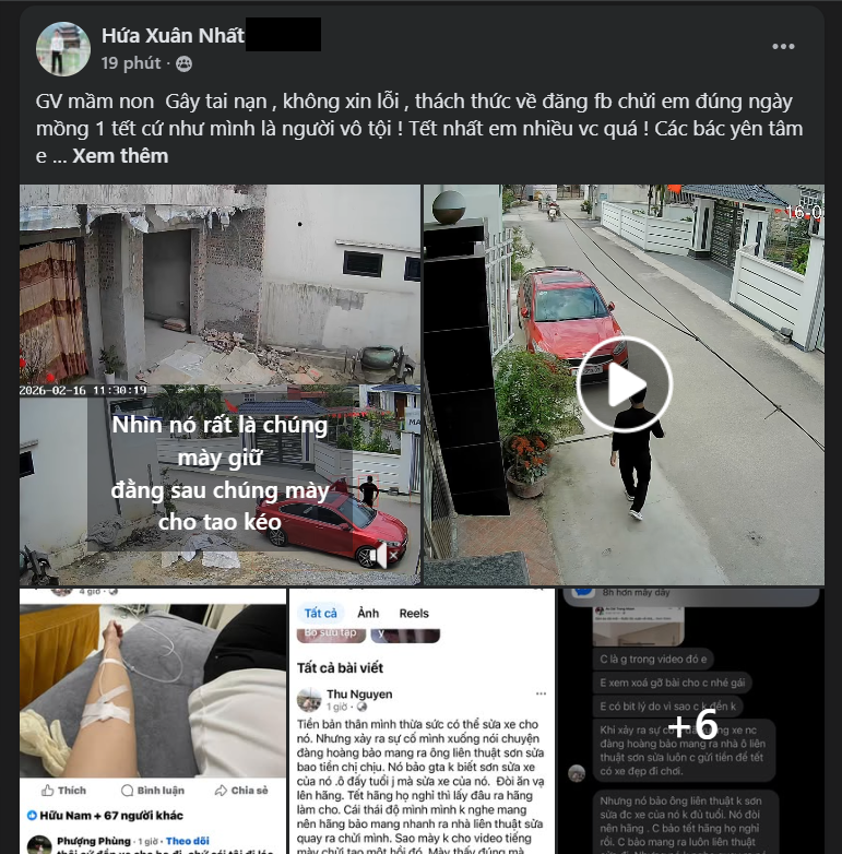 Kéo xe hàng không đúng quy định va chạm với ô tô dừng đỗ ven đường Kéo xe hàng không đúng quy định va chạm với ô tô dừng đỗ ven đường