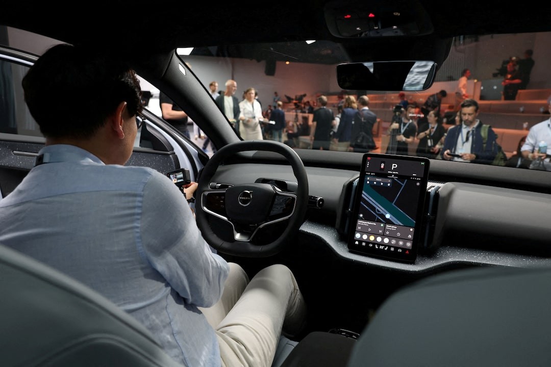 Hình ảnh nội thất Volvo EX30 tại sự kiện ra mắt hồi tháng 6/2023