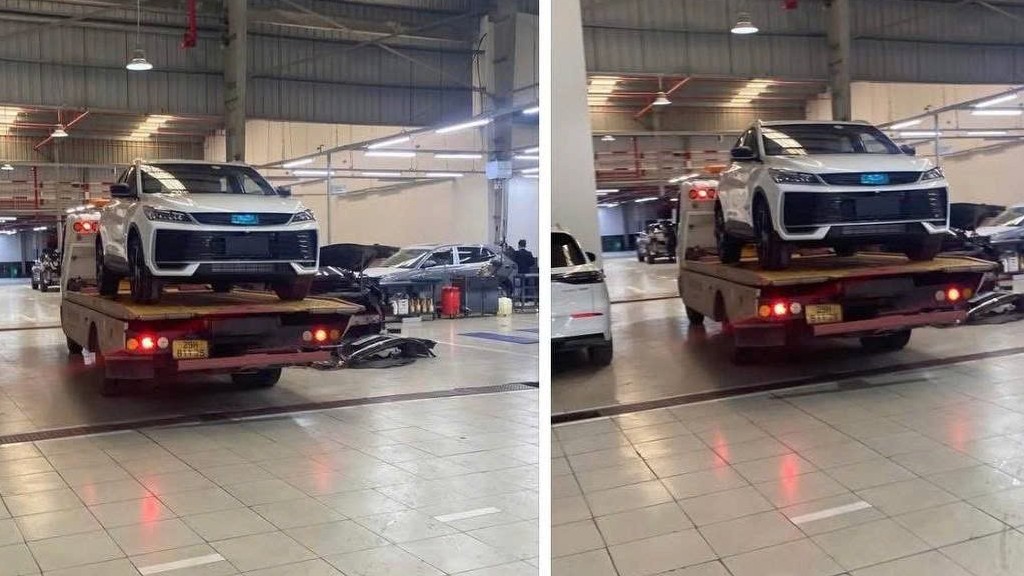 Geely Coolray facelift xuất hiện ở Hà Nội