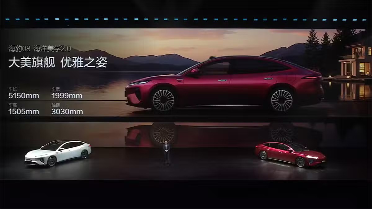 Kích thước của BYD Seal 08
