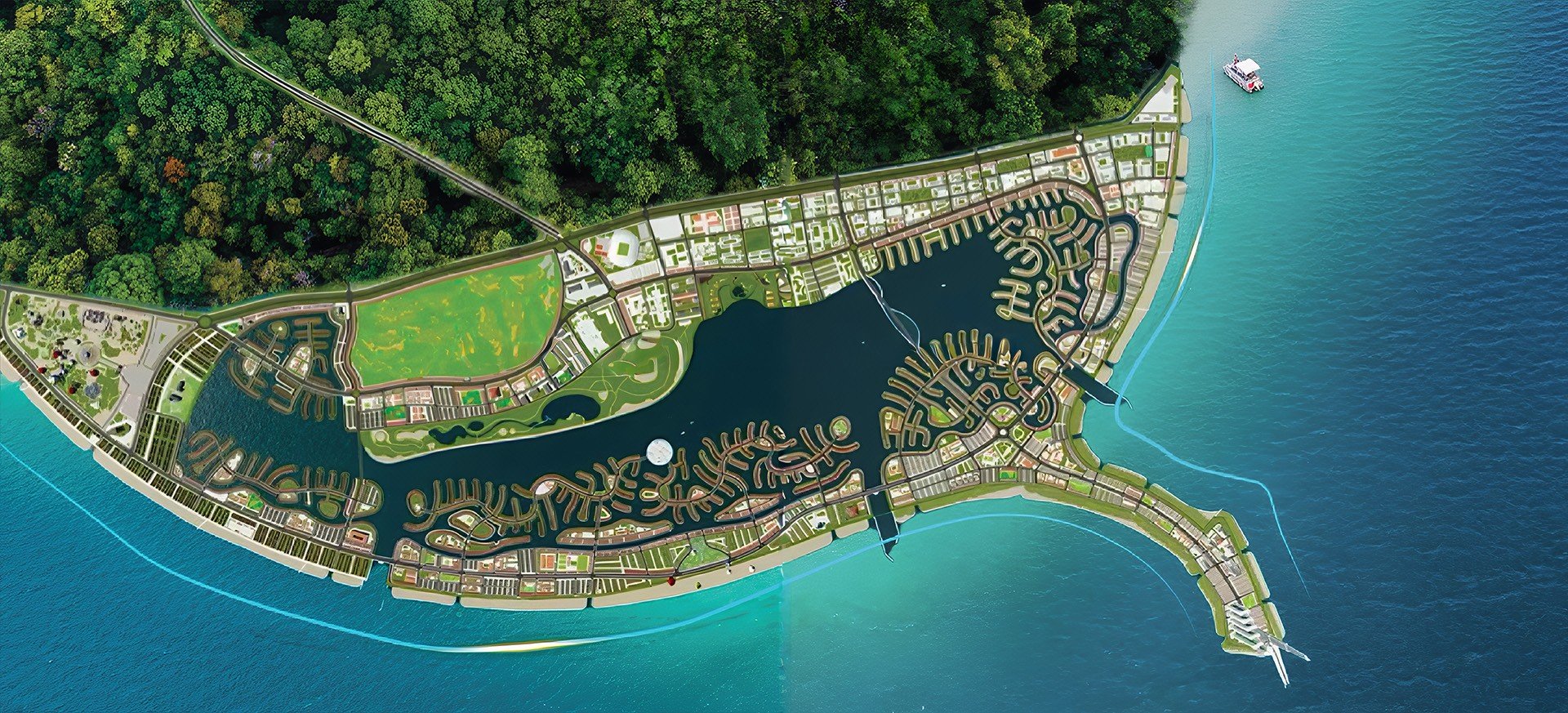 Mô hình đô thị xanh Vinhomes Green Paradise