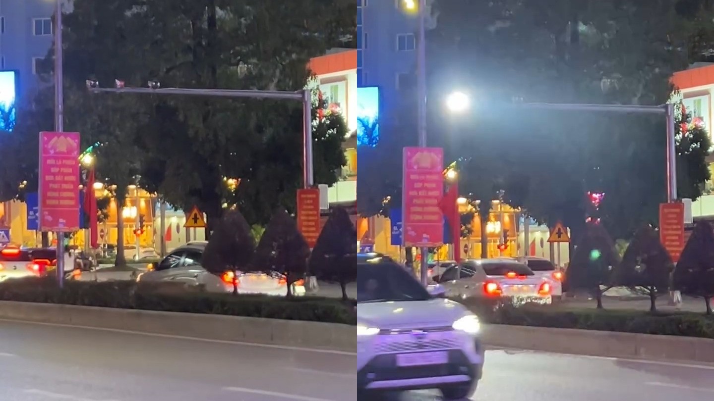 Thành viên Otofun phản ánh đèn nhấp nháy từ camera giao thông AI tại Thanh Hóa gây chói mắt